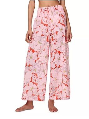 Kate spade cover up pant wide leg coastal garden nwt XS